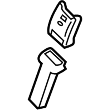 GM 22766991 Anchor Cover, Titanium, Front GM 22766991 Anchor Cover, Titanium, Front