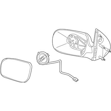 Saturn 15935752 Mirror Assembly