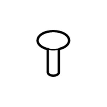 Chevy 94530548 Lower Quarter Trim Clip