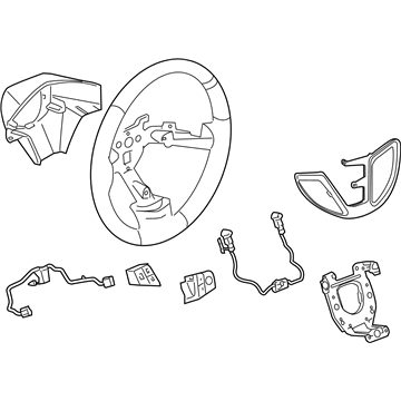 Chevy Captiva Sport Steering Wheel - 22788887