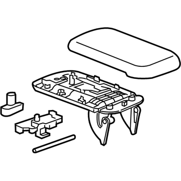 GMC 84660912 Armrest Assembly