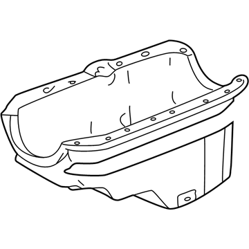 GMC C2500 Oil Pan - 10054809