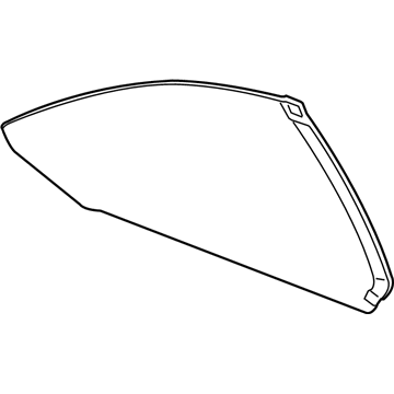 GM 25855759 Quarter Glass, Passenger Side