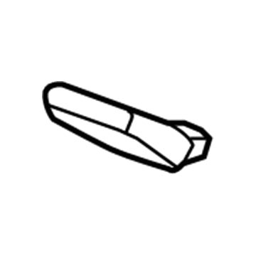 GM 22855603 Adjust Handle, Titanium, Front GM 22855603 Adjust Handle, Titanium, Front