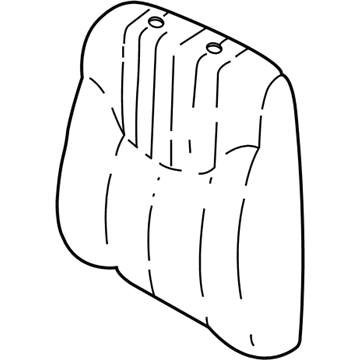 GM 88991951 Seat Back Cover, Gray GM 88991951 Seat Back Cover, Gray