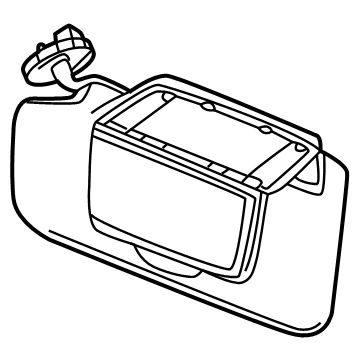 GM 42829065 Sunvisor, Passenger Side GM 42829065 Sunvisor, Passenger Side