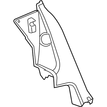 Chevy 15274632 Lower Quarter Trim