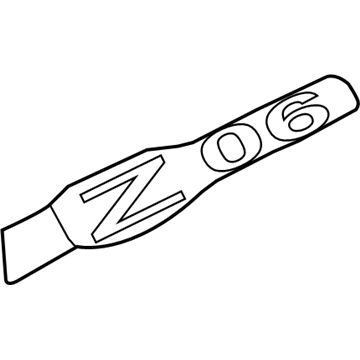 2009 Chevy Corvette Emblem - 25919017