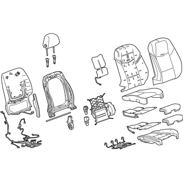 Cadillac 22962256 Seat Assembly