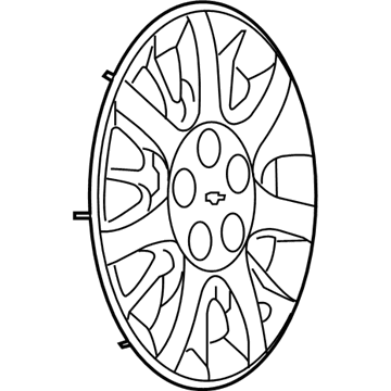 Chevy 9596253 Wheel Cover