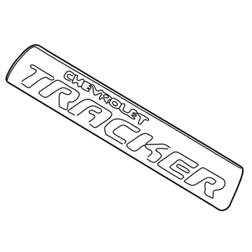 Chevy Tracker Emblem - 30023404