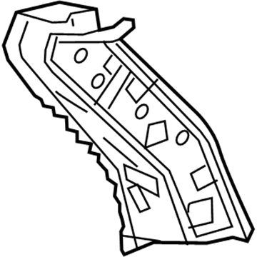 Cadillac 84025402 Rear Pillar