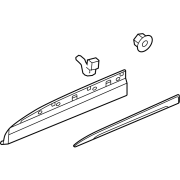 Buick Envision Door Moldings - 84900494