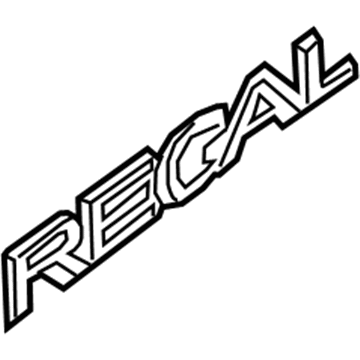 Buick 13332584 Nameplate