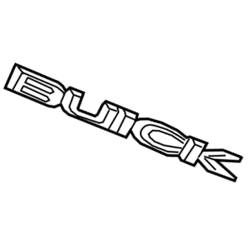 Buick 39123812 Nameplate