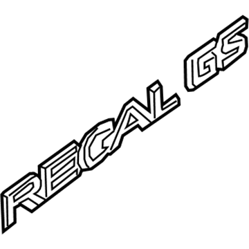 Buick 39124293 Nameplate