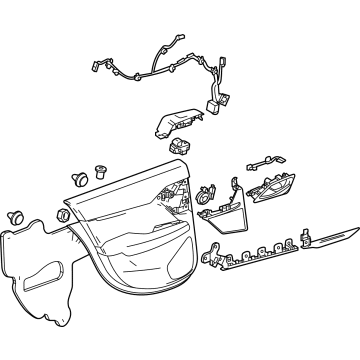 Cadillac 85000732 Door Trim Panel