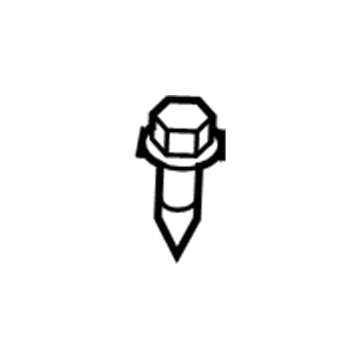 Saturn 11518017 Bumper Cover Retainer