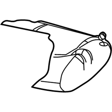 Cadillac 12473404 Seat Cushion Pad