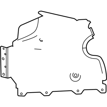GM 84601515 Tank Shield, Driver Side