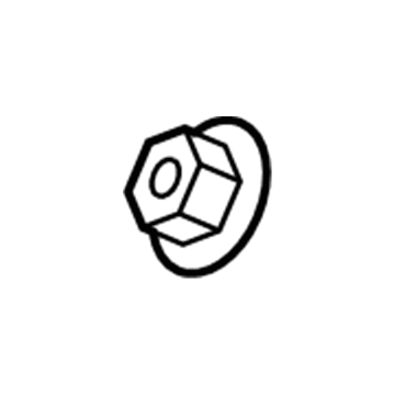 Chevy 11516078 Trailer Hitch Nut