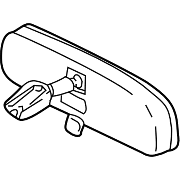 Pontiac Vibe Side View Mirrors - 19184605