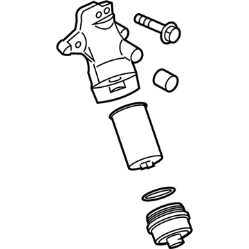 Chevy Malibu Coolant Filter - 55581537