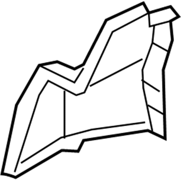 GM 19316718 Air Guide, Passenger Side