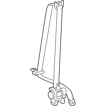 2010 Pontiac Vibe Seat Belt - 19204143