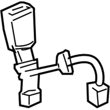 2010 Pontiac Vibe Seat Belt - 19204147