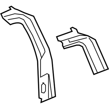 GM 15816920 Inner Lock Pillar, Upper Passenger Side GM 15816920 Inner Lock Pillar, Upper Passenger Side