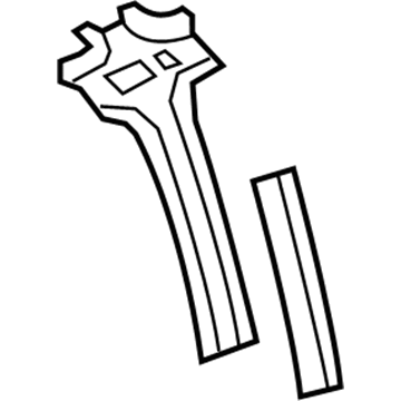 GM 22802190 Inner Center Pillar, Passenger Side GM 22802190 Inner Center Pillar, Passenger Side