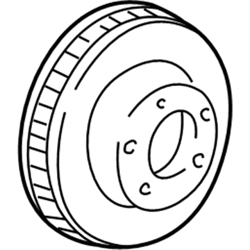 GMC K3500 Brake Disc - 15534074
