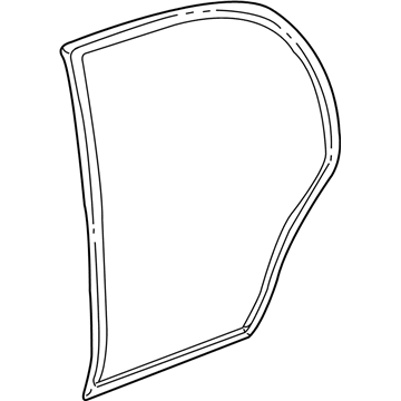 Cadillac DTS Door Seal - 25721149