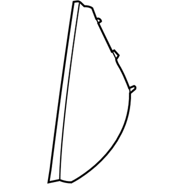 GM 23188769 Side Cover, Jet Black, Driver Side GM 23188769 Side Cover, Jet Black, Driver Side