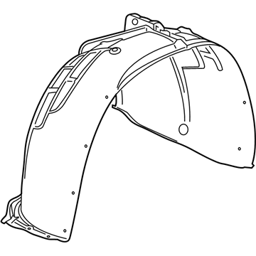 GMC Terrain Fender Splash Shield - 23462426