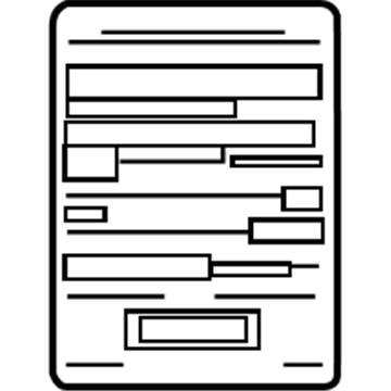 GMC 10443718 Info Label