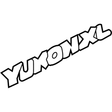 GMC Yukon XL 2500 Emblem - 15114055