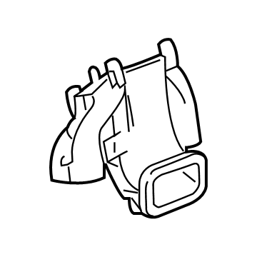 Cadillac 23412928 Center Duct