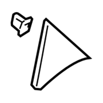 GM 25857292 Upper Trim Panel, Front Driver Side GM 25857292 Upper Trim Panel, Front Driver Side