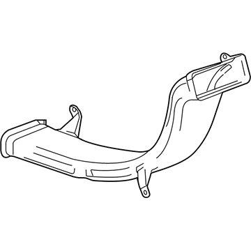 Cadillac 23225471 Rear Duct