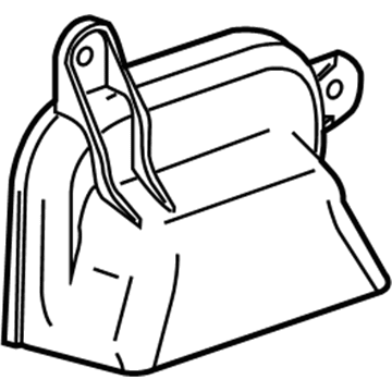 GM 22744431 Water Shield, Rear Outer Driver Side GM 22744431 Water Shield, Rear Outer Driver Side