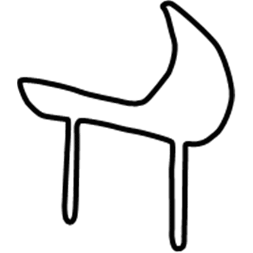 GM 12473309 Headrest Pad, Driver Side GM 12473309 Headrest Pad, Driver Side