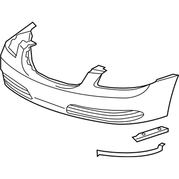Buick Lucerne Bumper - 20827013
