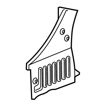 GM 84649443 Rocker Reinforcement Ext, Rear Inner Passenger Side GM 84649443 Rocker Reinforcement Ext, Rear Inner Passenger Side