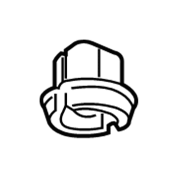 GM 15148025 Suspension Crossmember Lower Mount, Rear