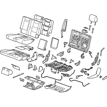 Chevy 23470950 Seat Assembly