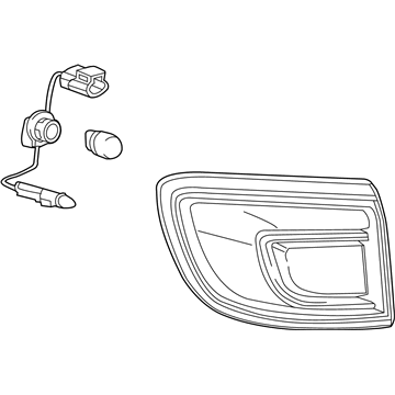 Buick Enclave Tail Light - 23507296