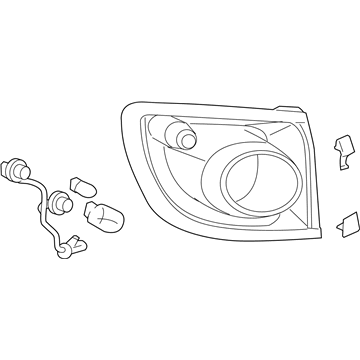 Buick Enclave Tail Light - 25954942