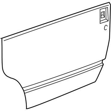 GM 15003781 Outer Panel, Front Driver Side